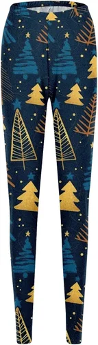 Vista 3 de Leggings for Women ChristmasButt Lift Stripes Print Jeggings Shiny Sweatpants Women Gift for Teens Girls