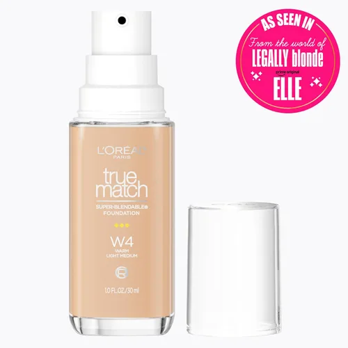 Vista 64 de L'Oreal Paris True Match - Base líquida supermezclable, maquillaje de base líquida de cobertura media, C0.5, ligero, 1 onza líquida