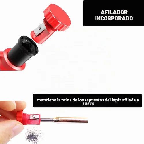 Vista 8 de TuTuYa 36 piezas de repuesto de lápiz de 0.1 in, color negro, con 1 lápiz