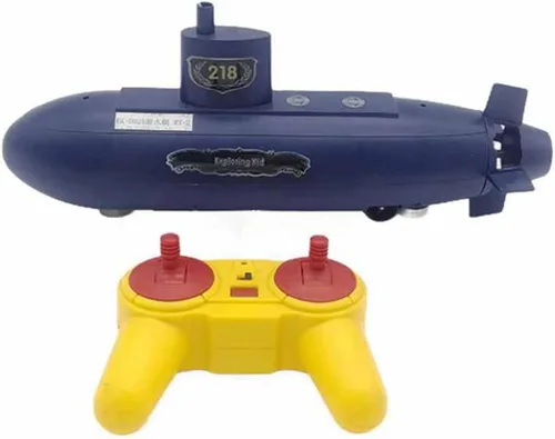 Vista 4 de GoolRC Mini submarino RC, barco de control remoto de 2.4 GHz, 6 canales DIY bajo el agua barco RC