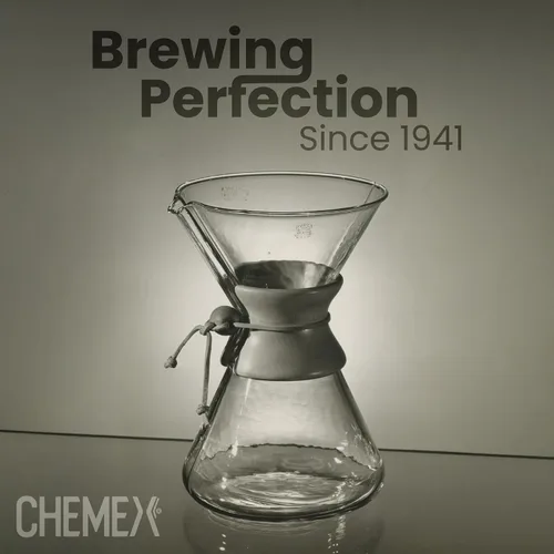 Vista 4 de Chemex. Red de alambre de acero inoxidable para uso en estufa eléctrica de 6,5 pulgadas. Para estufas de bobina eléctricas, protege el vidrio
