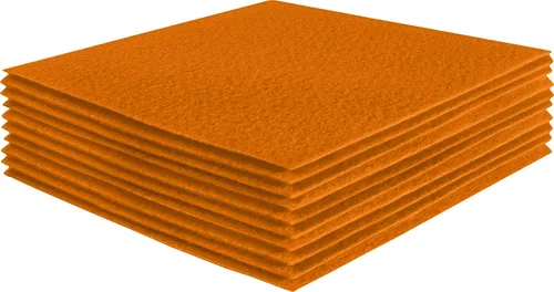 Vista 237 de FabricLA Hojas de fieltro acrílico para manualidades, cuadrados de fieltro precortados suaves de 4 x 4 pulgadas (3.9 in x 3.9 in), utiliza hojas