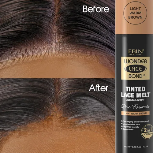 Vista 3 de EBIN NEW YORK Wonder Lace Bond Tinted Lace Melt Aerosol Spray
