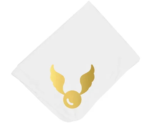 Vista 69 de Sombrero de bebé Wizard - Chosen One (tela negra - diseño dorado)