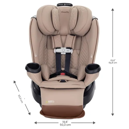 Vista 11 de Evenflo Asiento giratorio todo en uno Revolve360 Extender Travertine