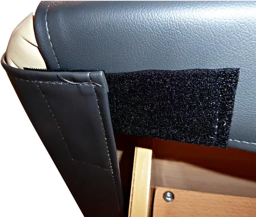 Vista 7 de Waxness - Funda de cama ajustable para mesa de encerado, 31 x 70 pulgadas, color gris