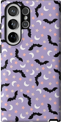Vista 469 de Casely Funda para Galaxy S9 Postura de cadáver Yoga de esqueleto Diseño protector delgado esencial de doble capa