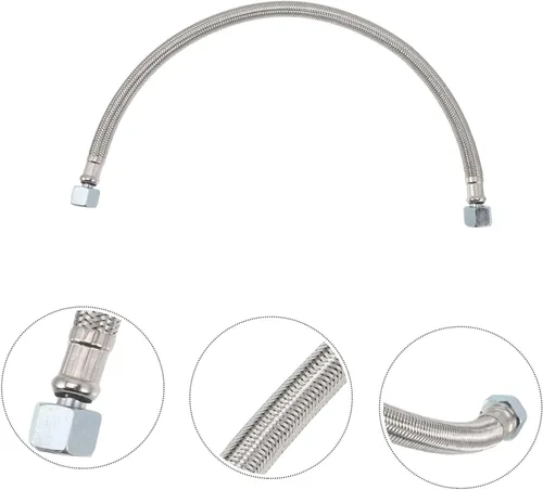 Vista 2 de Manguera de líder trenzada de acero inoxidable para compresor de aire Manguera de aire duradera para compresor Rendimiento y flexibilidad confiables
