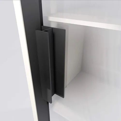 Vista 6 de HRX - Manija de puerta autoadhesiva para puerta, fácil de instalar, sin tornillos, despegar y pegar en vidrio, madera, metal, plástico, perilla