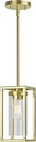 Vista 7 de Ultralux Framework Mini lámpara colgante – Lámpara colgante de altura ajustable con bombilla LED regulable – Lámpara de techo de montaje en Blanco
