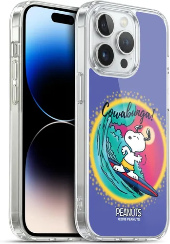 Vista 21 de Head Case Designs Funda de gel con licencia oficial de Peanuts Beach Surf Snoopy Boardwalk Airbrush [protección de grado militar] compatible