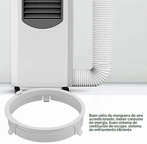 Vista 3 de HEEPDD Conducto de escape ajustable para unidad de CA móvil 1.5P