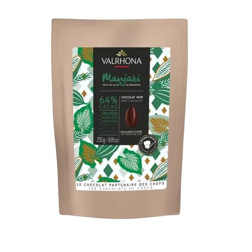 Vista 13 de Valrhona Premium French Barras de Chocolate Negro para Hornear (Feves). Clásico GUANAJA 70% Cacao. Fácil de Derretir. Fácil de Picar. Intenso