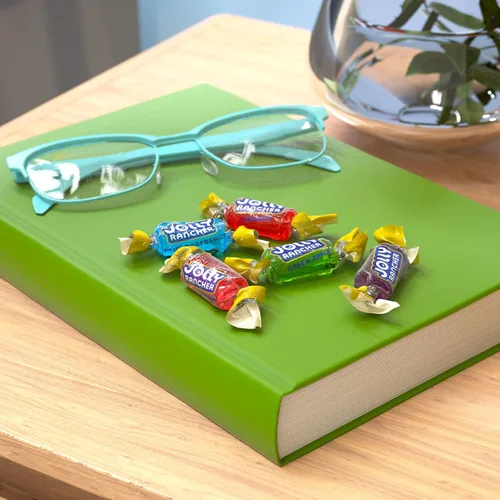 Vista 5 de Jolly Rancher, Bolsa de dulces duros con sabor a fruta original, 7 onzas