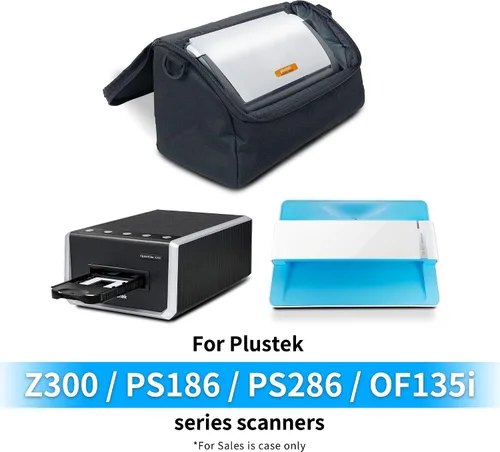 Vista 2 de plustek Estuche de transporte para escáner de documentos, a prueba de polvo, antiestático, protector y escáner, Fujitsu ScanSnap y Brother Document