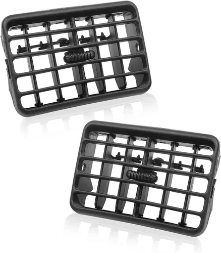 Vista 5 de 2 unidades de salpicaderos ventilación de aire negro 55063-35030 apto para Toyota 4runner 1996 Compatible con Toyota 4runner 1996 1997 1998 1999