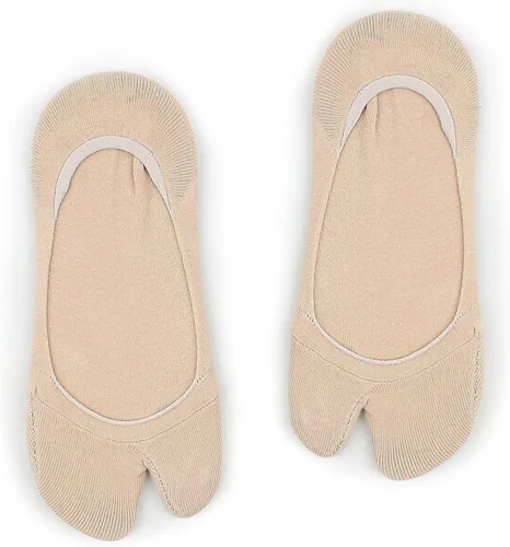 Vista 5 de Calcetines Tabi Geta para mujer estilo japonés de corte bajo