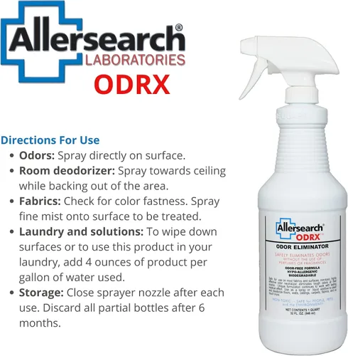 Vista 6 de Allersearch Eliminador de olores ODRX 128 onzas