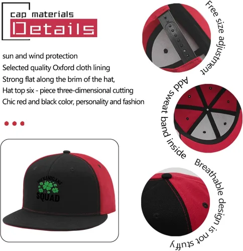 Vista 6 de Baseball Caps Ash-Wednesday Gym Hat for Womens Cap Trendy shenaniganss Squad Sun Cap