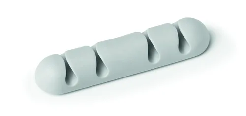 Vista 11 de Durable Cavoline - Clips para cables de gestión de cables, paquete de 6 clips autoadhesivos de grafito para 1 cable, perfectos para una gestión