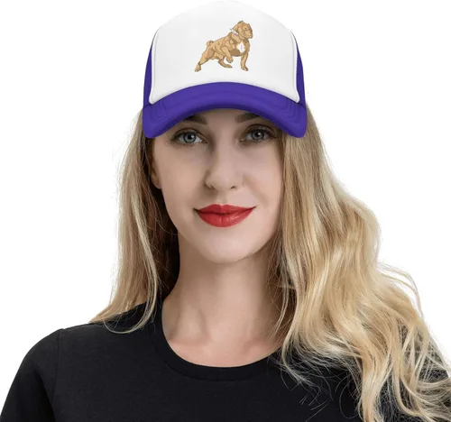 Vista 8 de American Bully Trucker Hat for Men Or Women - Mesh Baseball Snapback Cap Outdoors