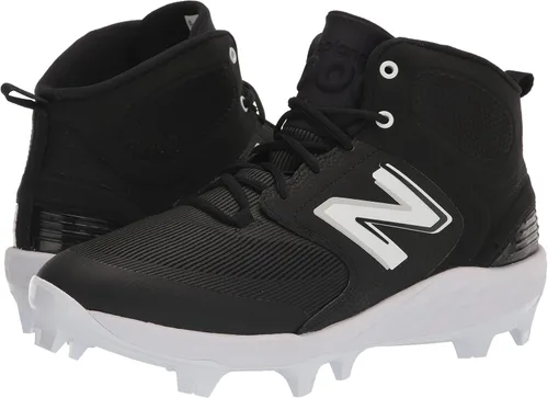 Vista 7 de New Balance Fresh Foam 3000 V6 - Tenis de béisbol moldeados en medio, NegroBlanco