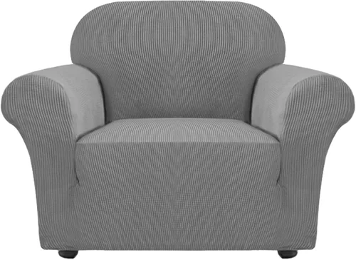 Vista 40 de Turquoize Funda elástica para silla reclinable, funda para sofá reclinable, funda de sofá de 1 pieza con bolsillo lateral, funda protectora