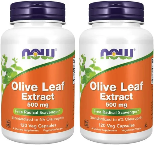 Vista 10 de NOW Foods Suplementos, Extracto de hoja de olivo 500 mg, eliminador de radicales libres*, 60 cápsulas vegetales