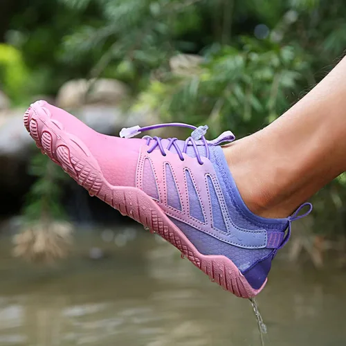 Vista 4 de Zapatos de agua para mujer, zapatos de natación para hombre, para playa, piscina, descalzo, caminar, gimnasio, zapatos deportivos para interiores