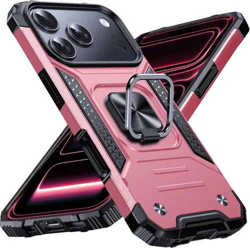Vista 9 de Anqrp Funda resistente para iPhone 6/7/8/SE/SE2 con soporte de anillo mejorado y agarre, grado militar, a prueba de golpes, resistente y robusta