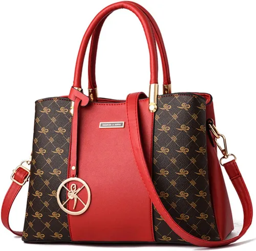 Vista 16 de KURGOOL Bolsos y bolsos de mano para mujer, bolso de hombro con asa superior, bolsa de mensajero para mujer