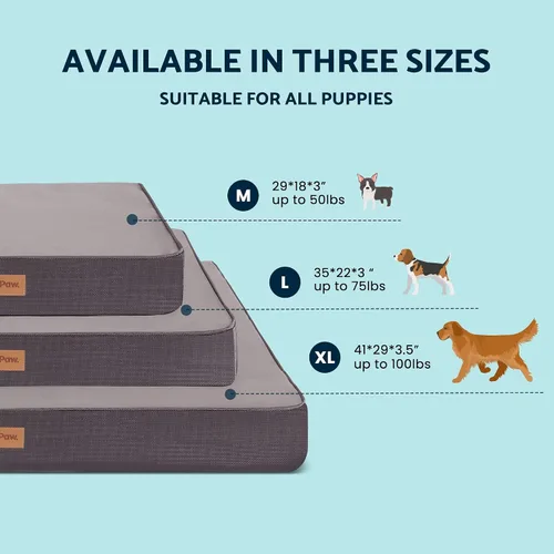 Vista 2 de Cama refrescante lavable para mascotas para perros y gatos pequeños, medianos y pequeños, cama para mascotas de espuma viscoelástica certificada