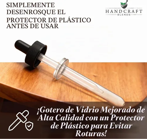 Vista 2 de Handcraft Blends - Cuentagotas de vidrio para botellas de 4 onzas