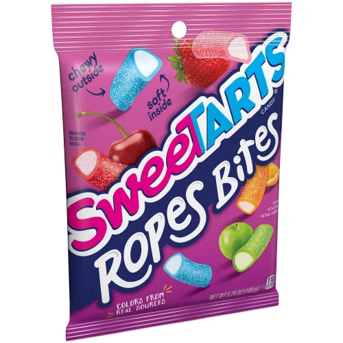 Vista 6 de SweeTARTS Ropes Bites, 5.25 onzas, paquete de 12