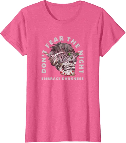 Vista 12 de Camiseta táctica militar con diseño de calavera con visión nocturna Negro
