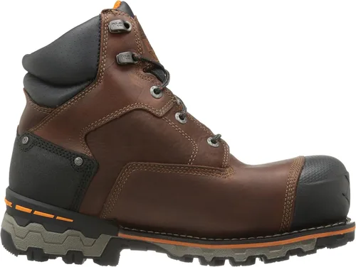 Vista 6 de Timberland PRO Botas de trabajo industriales para hombre de 6.0 pulgadas, Boondock, con puntera de composite, impermeables y aisladas Marrón
