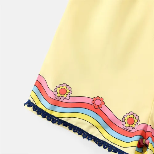 Vista 5 de L.O.L. Surprise! Mameluco de manga volada boho para niña niño amarillo 6-12 años