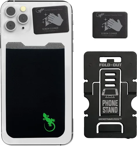 Vista 29 de Gecko - Cartera adhesiva para tarjetas de crédito y dinero en efectivo