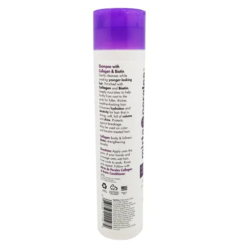 Vista 2 de Mirta de Perales Champú de biotina de colágeno + acondicionador + reparación MistSet\