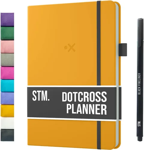 Vista 14 de Planificador Diario 2026 (Sin Fecha) A5 Dotcross Tu Organizador Diario Todo en Uno, Agenda Semanal a Primera Vista, Libro de Calendario Anual