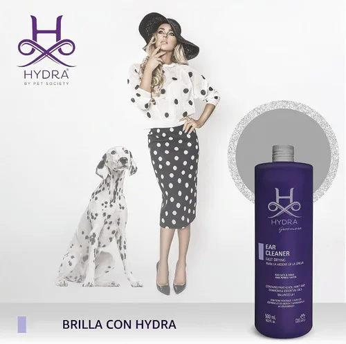 Vista 2 de Hydra - Limpiador de oídos profesional para gatos y perros, para todas las razas y tipos de pelaje, 16.9 onzas