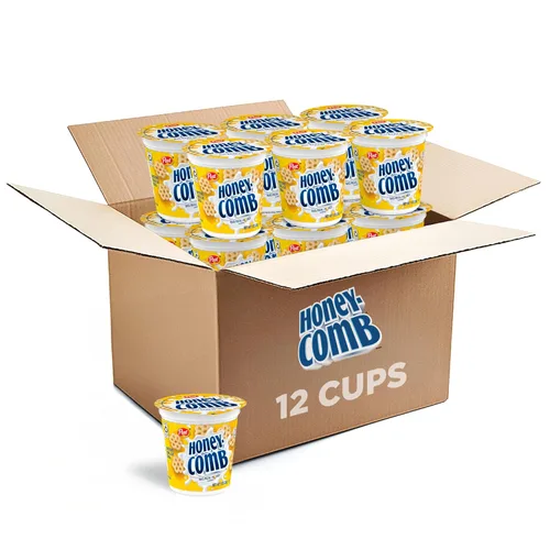 Vista 10 de Post Honeycomb - Cereal para el desayuno, sabor a miel grande, caja de 10 onzas