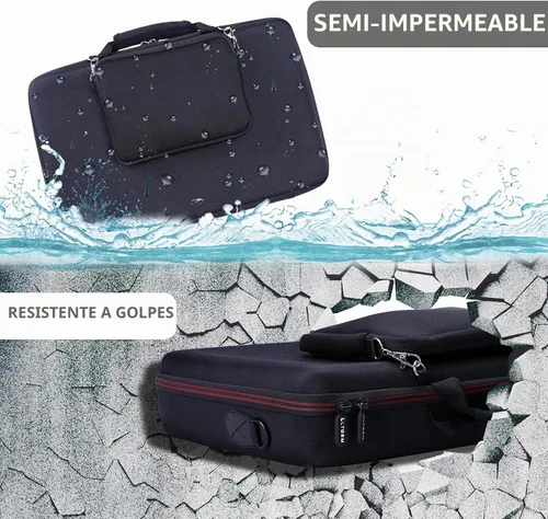 Vista 5 de LTGEM - Funda compatible con AKAI Professional MPC Live II/Live Drum Machine con bolsa para accesorios y correa para el hombro