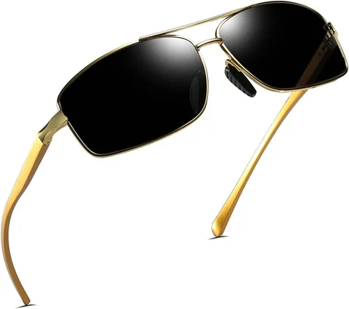 Vista 9 de willochra Gafas de sol polarizadas de magnesio de aluminio para hombres y mujeres, lentes de sol para lectores completos Negro