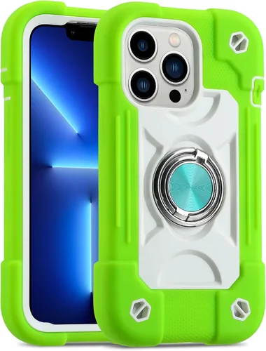 Vista 17 de MARKILL Funda compatible con iPhone Air de 6.5 pulgadas 2025 con soporte de anillo giratorio de 360 grados, protección contra caídas de grado