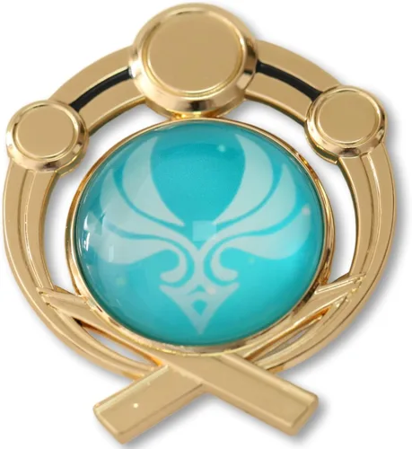 Vista 2 de Loveqiqi Genshin Impact Vision - Llavero Mondstadt Pyro, accesorios de llavero para cosplay, réplica exacta del juego