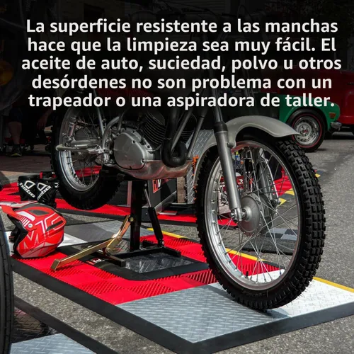 Vista 5 de SnapLock - Borde femenino para piso de garaje, paquete de 11, se adapta a Negro