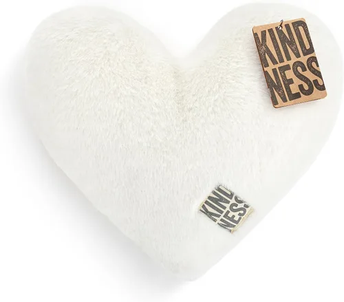 Vista 5 de DEMDACO Sharing Kindness - Almohada de poliéster con peso de corazón de 11.5 x 10 pulgadas