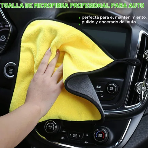 Vista 7 de Juego de 62" de cepillo de lavado de coche con mango largo, manopla de microfibra de chenilla, kits de limpieza para parabrisas, limpiaparabrisas