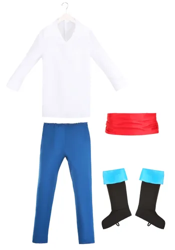 Vista 7 de Disfraz para hombre de Príncipe Eric Multicolor